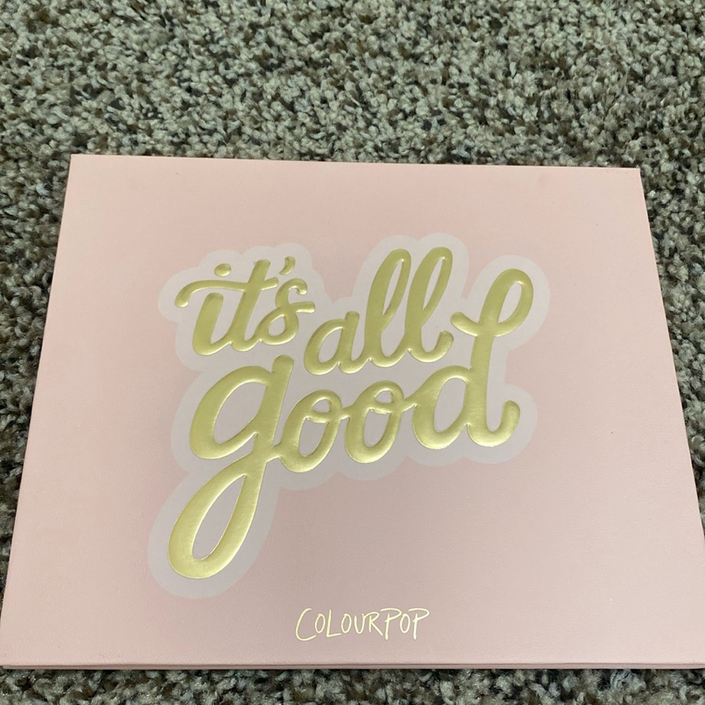 It’s all good colourpop eyeshadow palette.